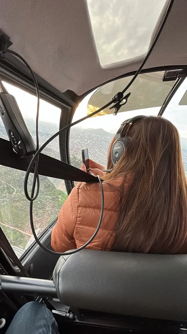 Vista desde la ventana de una aeronave de Aerotrip
